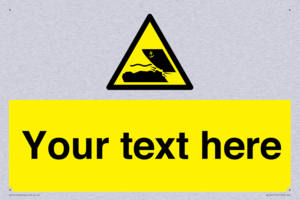 Custom Warning submerged objects in watercraft areas